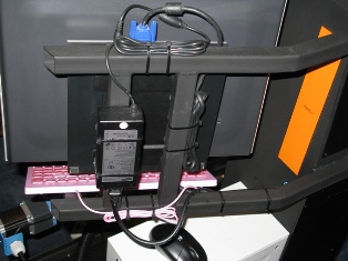 Подключение монитора и клавиатуры к станку "Корвет-414", переделанному под ЧПУ