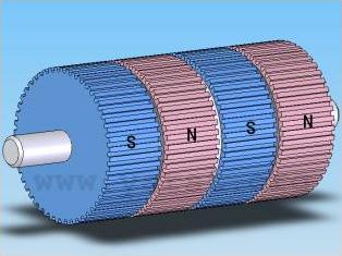 3D-модель ротора шагового двигателя